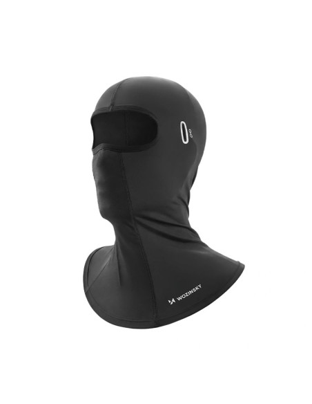 Kominiarka wozinsky wkm-02b maska na twarz motocykl rower balaklava z otworami na okulary - czarna