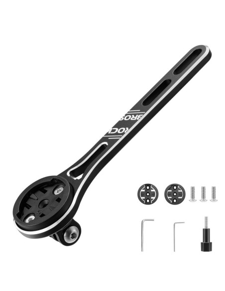 Uchwyt rowerowy rockbros do garmin / gopro - czarny