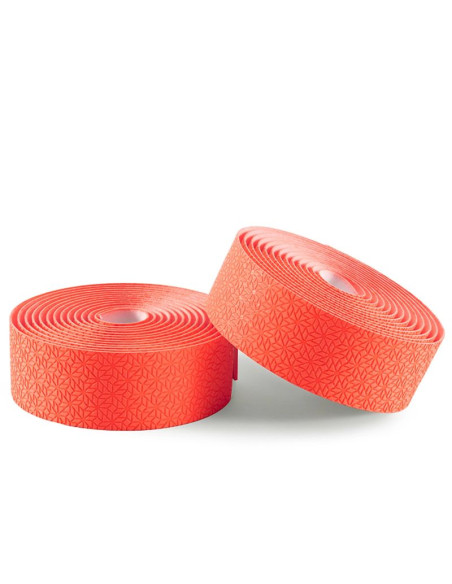 Owijka rockbros na kierownicę z eva wytłaczana - pomarańczowa