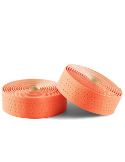 Owijka rockbros na kierownicę silikonowa perforowana - pomarańczowa