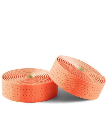 Owijka rockbros na kierownicę silikonowa perforowana - pomarańczowa