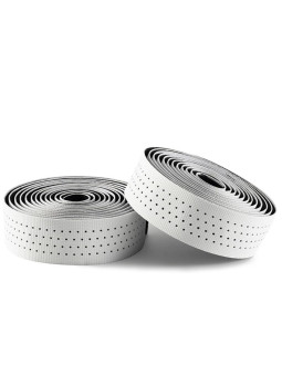 Owijka rockbros na kierownicę silikonowa perforowana - biała