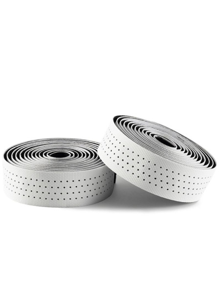 Owijka rockbros na kierownicę silikonowa perforowana - biała