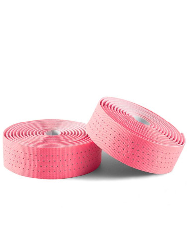 Owijka rockbros na kierownicę silikonowa perforowana - różowa