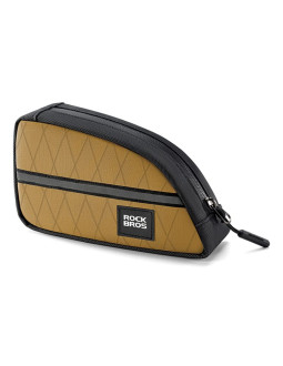 Torba trójkątna rockbros na ramę rowerową 0,8l - brązowa