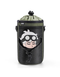 Torba na butelkę rockbros turystyczna z paskiem na ramię 1l - zielona