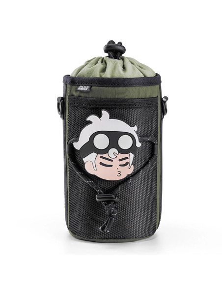 Torba na butelkę rockbros turystyczna z paskiem na ramię 1l - zielona