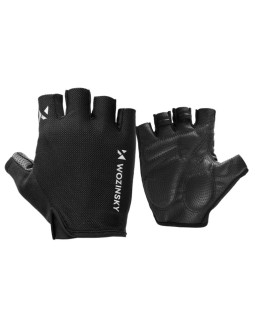 Rękawiczki rowerowe wozinsky wrr-01m rozmiar m - czarne