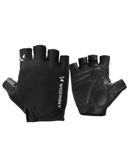 Rękawiczki rowerowe wozinsky wrr-01m rozmiar m - czarne