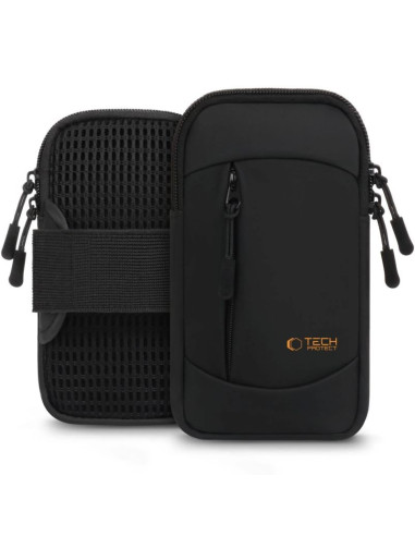 Opaska tech-protect m6 universal sport na ramię - czarno-pomarańczowa