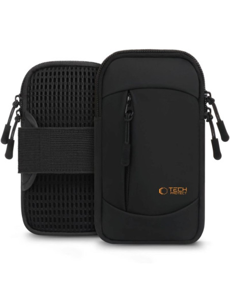 Opaska tech-protect m6 universal sport na ramię - czarno-pomarańczowa