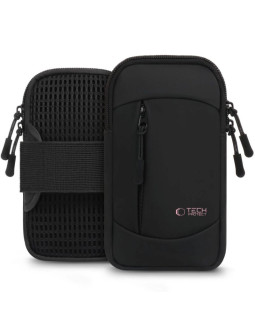 Opaska tech-protect m6 universal sport na ramię - czarno-różowa