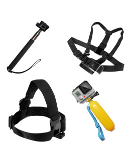 Zestaw 9 w 1 akcesoria do kamer sportowych gopro sjcam