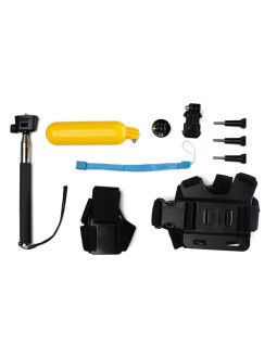 Zestaw 9 w 1 akcesoria do kamer sportowych gopro sjcam 2