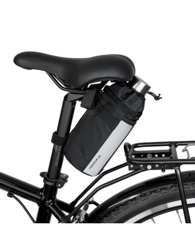 Wozinsky termiczna torba na bidon na rower lub hulajnogę 1 l czarna (wbb29bk)