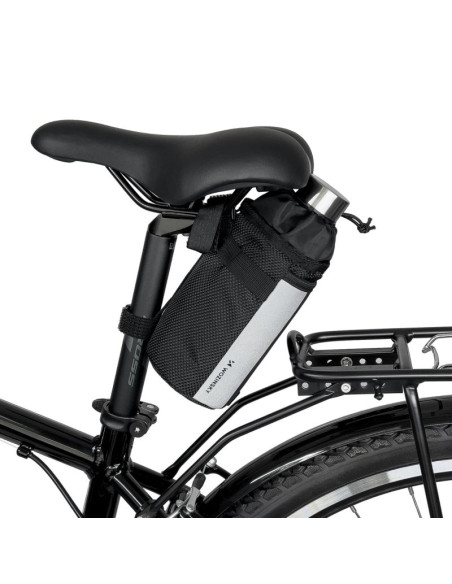 Wozinsky termiczna torba na bidon na rower lub hulajnogę 1 l czarna (wbb29bk)