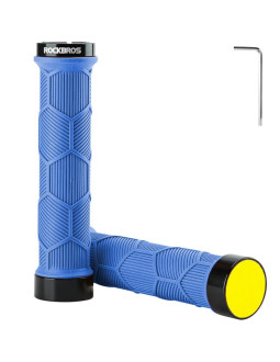 Gripy rowerowe rockbros 40720007003 z odblaskiem - niebieskie