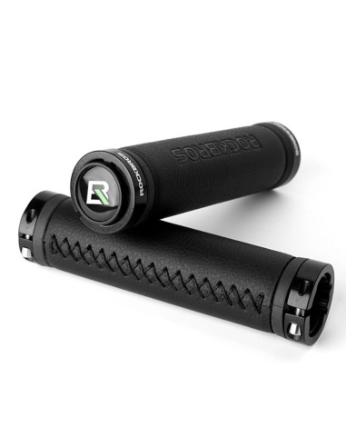 Uchwyty rowerowe rockbros 40210003001 na kierownicę z mikrofibry - czarne