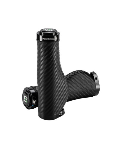 Gripy rowerowe rockbros skręcane chwyty ergonomiczne antypoślizgowe - czarne