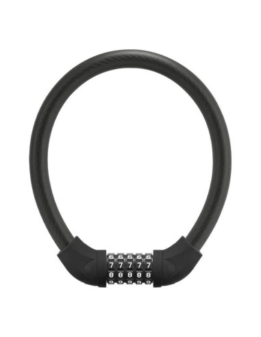 Zapięcie rowerowe rockbros rks570-bk na szyfr - czarne