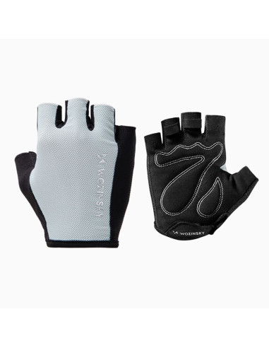 Rękawiczki rowerowe wozinsky wrr-02l rozmiar l - szare