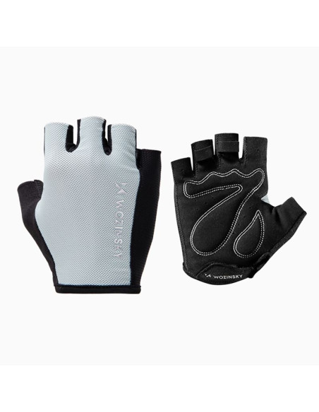 Rękawiczki rowerowe wozinsky wrr-02l rozmiar l - szare