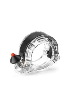 Dzwonek rowerowy rockbros 34210028002 w kształcie litery q - przezroczysty