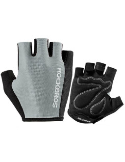 Rękawiczki rowerowe rockbros s099gr rozmiar xl - szare