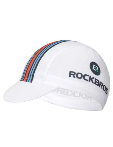 Czapka kolarska rockbros mz10022 z daszkiem - biała