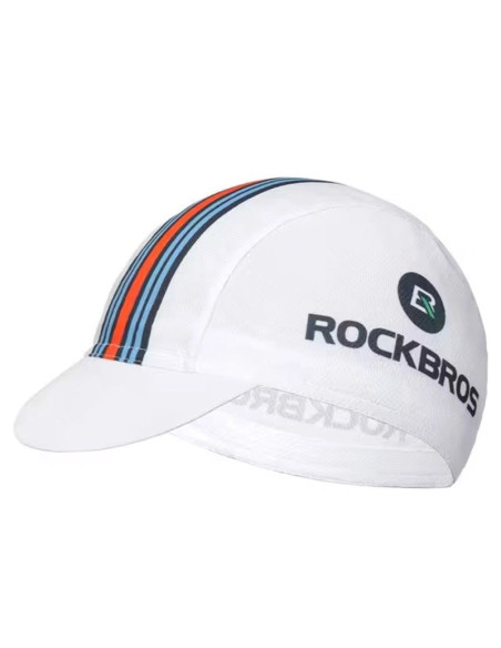 Czapka kolarska rockbros mz10022 z daszkiem - biała