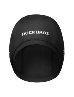 Czapka kolarska rockbros ypp037 z wycięciami na okulary - czarna