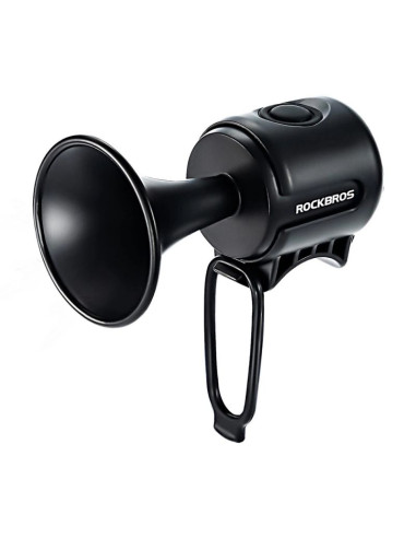 Dzwonek rowerowy rockbros 34210002001 elektroniczny - czarny