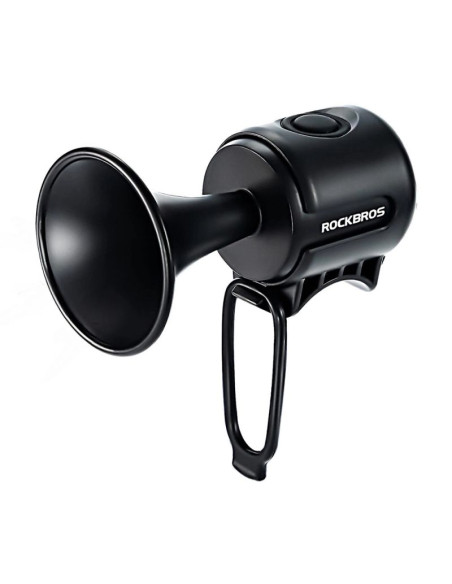 Dzwonek rowerowy rockbros 34210002001 elektroniczny - czarny