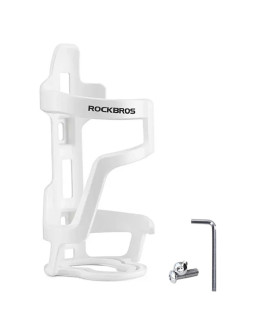 Uchwyt na bidon rockbros 31210012002 rowerowy - biały