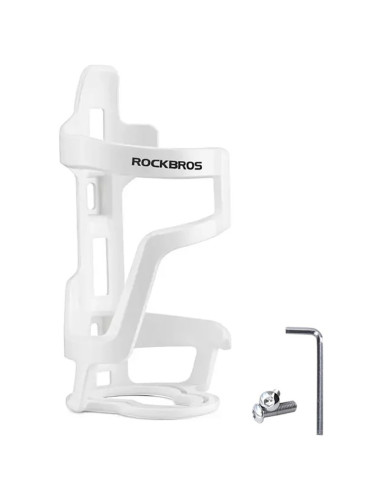 Uchwyt na bidon rockbros 31210012002 rowerowy - biały