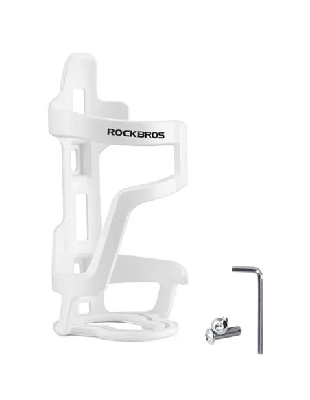Uchwyt na bidon rockbros 31210012002 rowerowy - biały