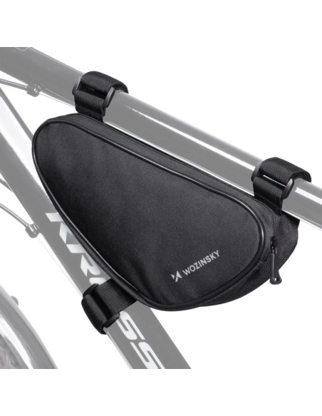 Wozinsky torba rowerowa na ramę roweru 1,5 l czarny (wbb11bk)