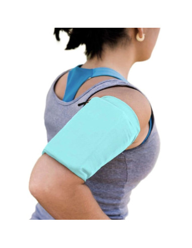 Armband do biegania opaska na ramię na telefon xl niebieska