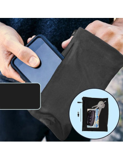 Armband do biegania opaska na ramię na telefon xl niebieska 2