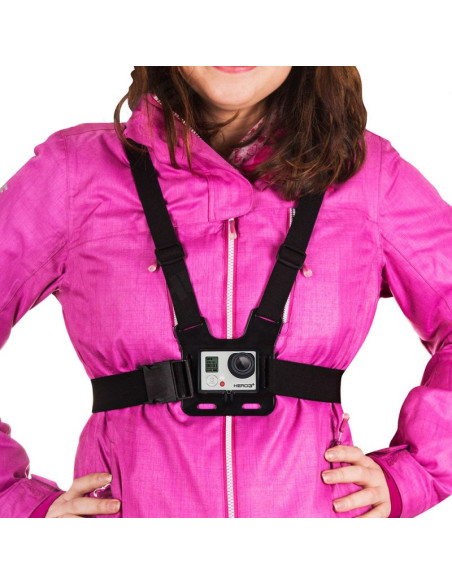 Chest mount - szelki na klatkę piersiową do kamer sportowych gopro sjcam - czarne