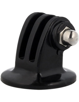 Uchwyt do kamer sportowych z uchwytem gopro do statywu - czarny 2