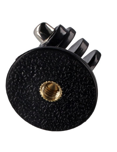 Uchwyt do kamer sportowych z uchwytem gopro do statywu - czarny