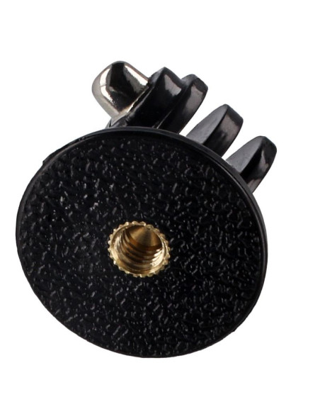 Uchwyt do kamer sportowych z uchwytem gopro do statywu - czarny