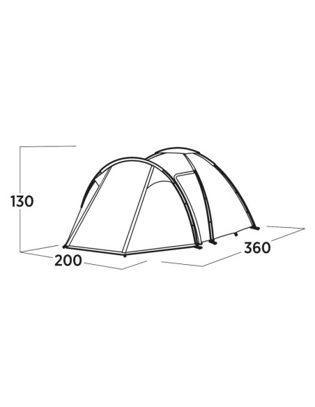 Namiot 3-osobowy easy camp lomsdal 3