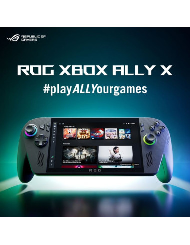 Asus rog ally rc73xa-nh011w ryzen ai z2 extreme 7.0"fhd touch 120hz ips-level 500nits glossy 24gb lpddr5x ssd1tb radeon graphics