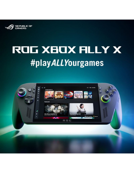 Asus rog ally rc73xa-nh011w ryzen ai z2 extreme 7.0"fhd touch 120hz ips-level 500nits glossy 24gb lpddr5x ssd1tb radeon graphics