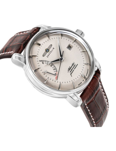 Zegarek męski zeppelin atlantic automatic power reserve  8462-5 + box