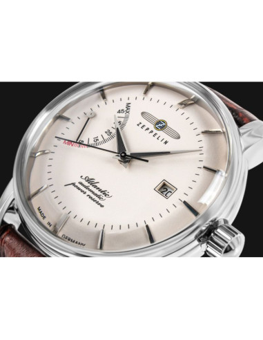Zegarek męski zeppelin atlantic automatic power reserve  8462-5 + box