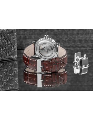 Zegarek męski zeppelin atlantic automatic power reserve  8462-5 + box