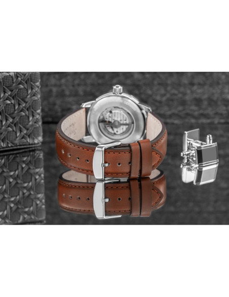 Zegarek męski zeppelin new captain's line automatic 8662-1 + box